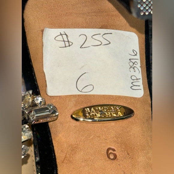 BADGLEY MISCHKA SATIN LEATHER HEELS LIKE - NEW SIZE 6 - Picture 6 of 7